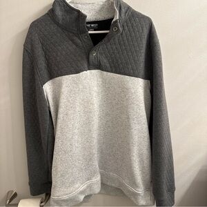 Departwest Gray Pullover Sweatshirt